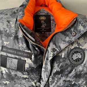 Canada Goose OVO Freestyle Vest, Small, Grey Camo